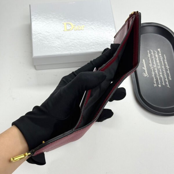 S5652CCEH_M323 (8) Dior Saddle Lotus Wallet