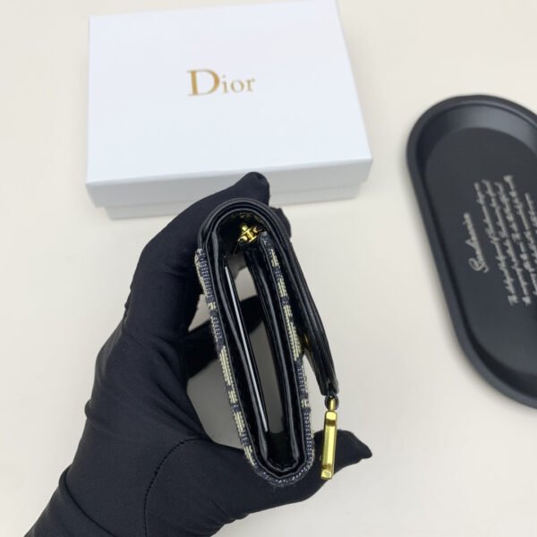 S5652CNKO_M928 (2) Dior Saddle Lotus Wallet