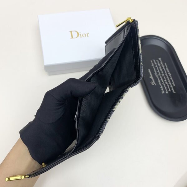 S5652CNKO_M928 (5) Dior Saddle Lotus Wallet
