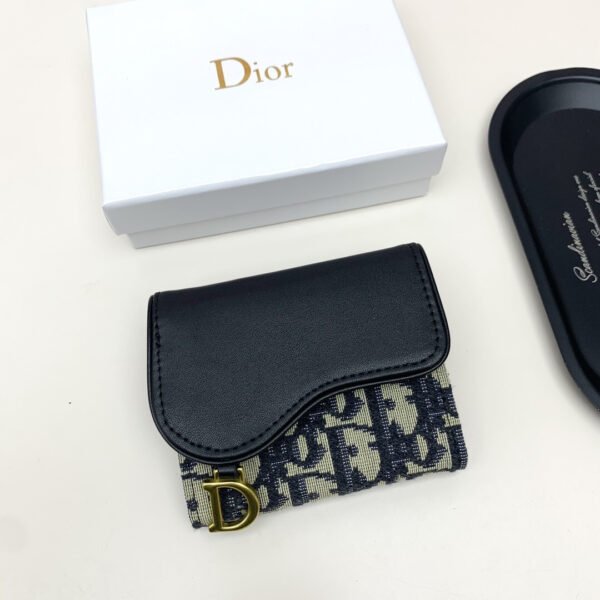 S5652CNKO_M928 (6) Dior Saddle Lotus Wallet