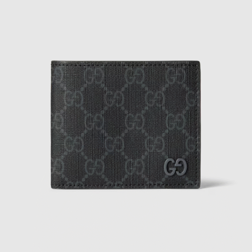 Grey interior GG bi-fold wallet