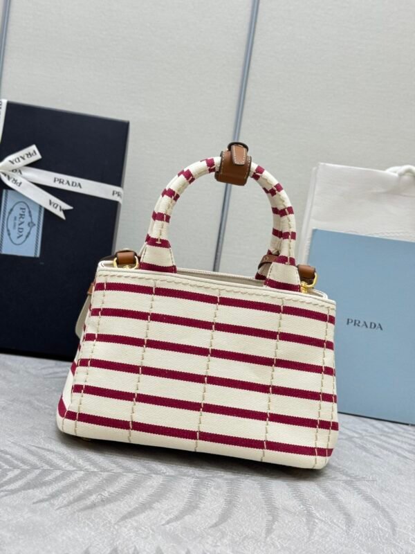 1BA038_2HJN red (4) Prada Jardinière striped cotton canvas mini-bag
