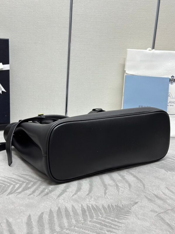 Prada Buckle large leather handbag with belt