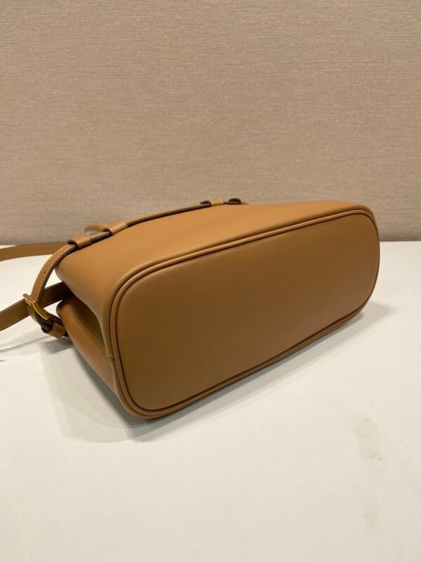 Prada Buckle small leather handbag with double belt