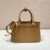 Prada Buckle small leather handbag with double belt