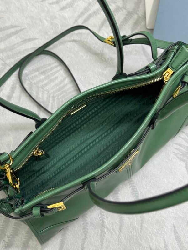1BA426_2CYR green (4) Prada Bonnie medium leather handbag