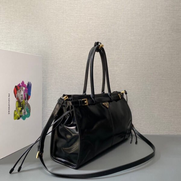 1BA433_2CYR (2) Prada Bonnie large leather handbag