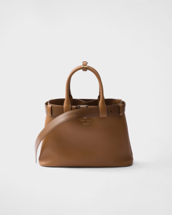 1BA434_2CY9 (1) Prada Buckle small leather handbag with belt