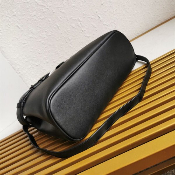 Prada Buckle small leather handbag with belt