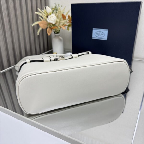 Prada Buckle small leather handbag with belt