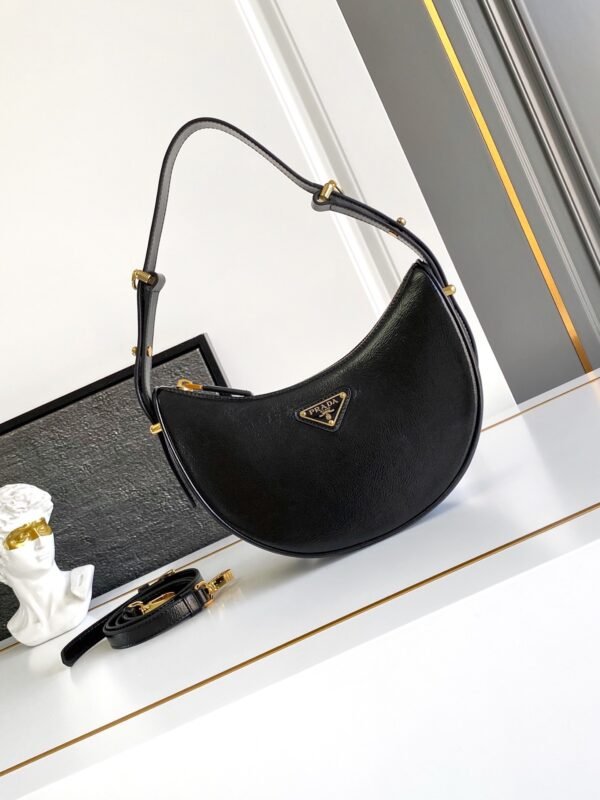 1BC194_2DNT (5) Prada Arqué naplak patent leather shoulder bag