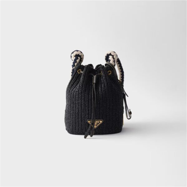 Crochet mini bucket bag