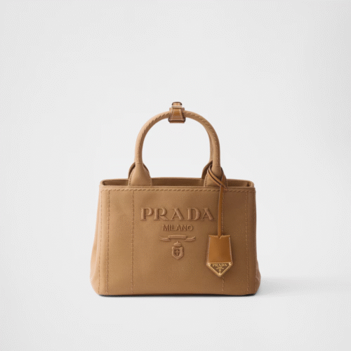 Prada Jardinière small cotton canvas handbag