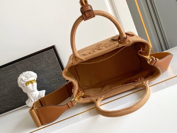 1BG464_2CYA (4) Prada Jardinière small cotton canvas handbag