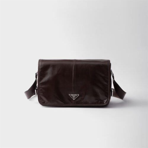 2VD073_2CYR (1) Leather shoulder bag