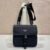 Re-Nylon and Saffiano leather shoulder bag