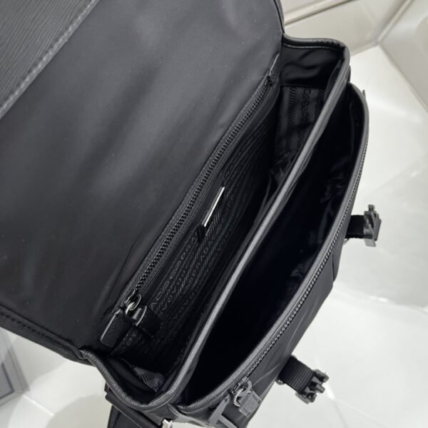 2VD769_2DMH (6) Re-Nylon and Saffiano leather shoulder bag