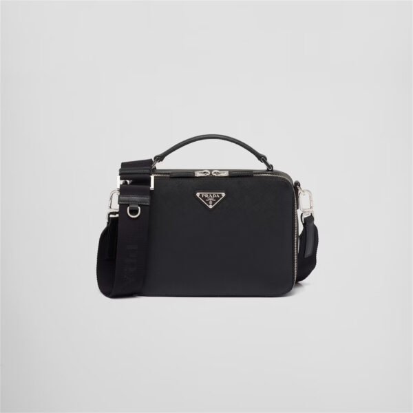 Medium Prada Brique Saffiano leather bag