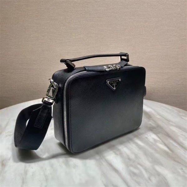 Medium Prada Brique Saffiano leather bag