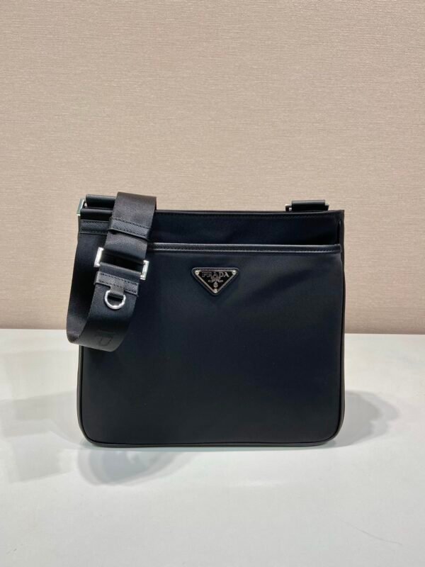 Re-Nylon and Saffiano shoulder bag