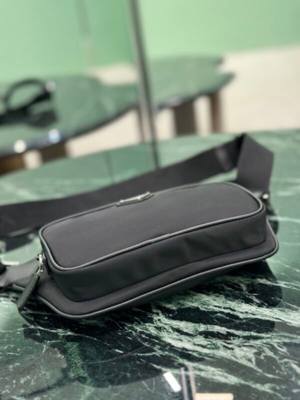 2VH128_2DMH (4) Re-Nylon and Saffiano leather shoulder bag