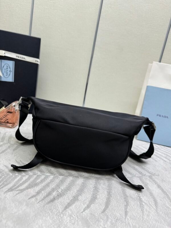 Re-Nylon and Saffiano leather shoulder bag