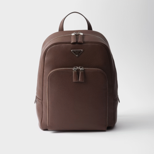 Leather backpack