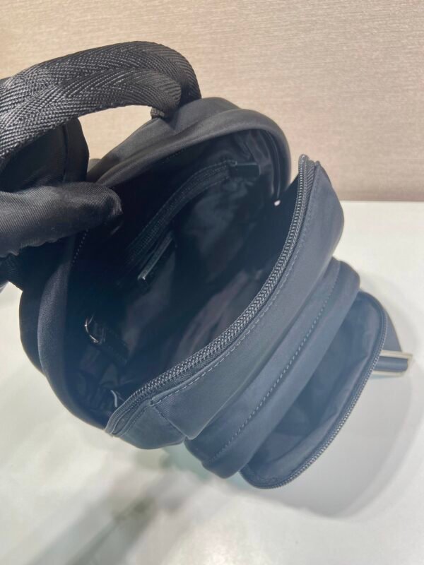 2VZ116_2DMG (2) Re-Nylon and Saffiano leather backpack