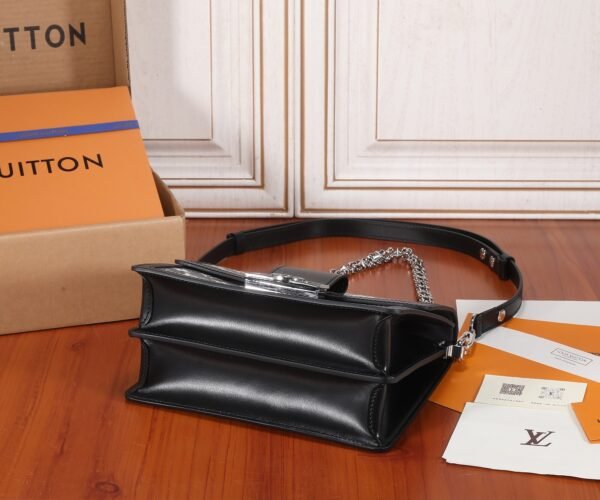 LOUIS VUITTON Dauphine MM Women's Shoulder Bag Denim