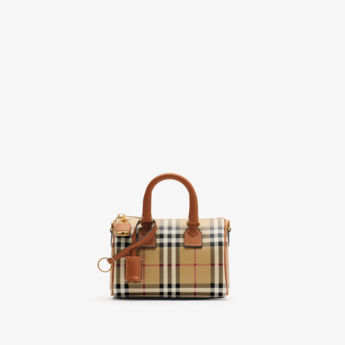 Burberry Mini Plaid Bowling Bag p81097911