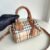 Burberry Mini Plaid Bowling Bag p81097911