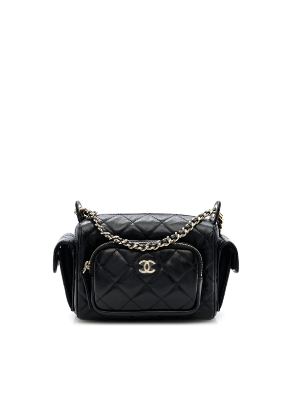 CHANEL 24K CAMERA BAG 23cm
