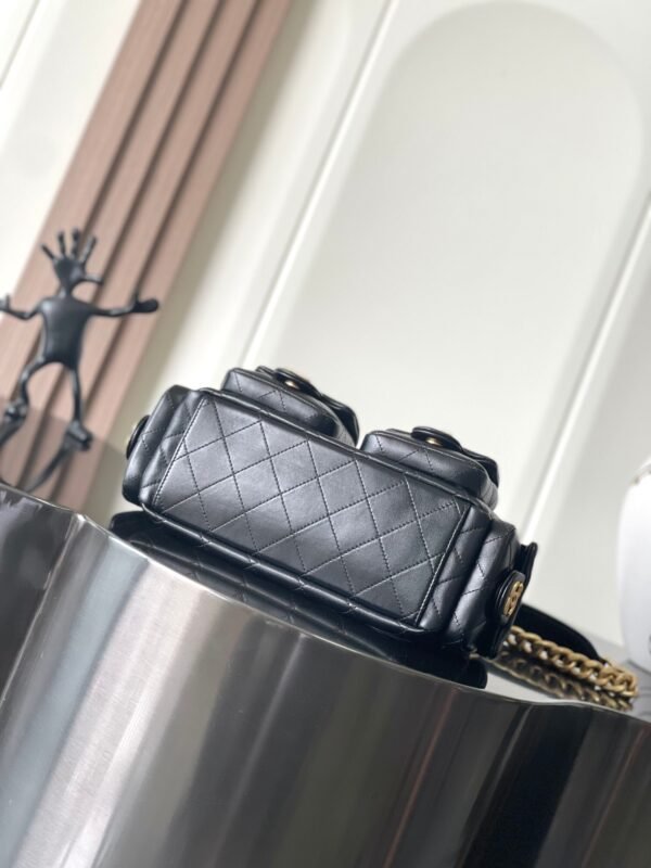 CHANEL HOBO BAG POLISHED LAMBSKIN LARGE