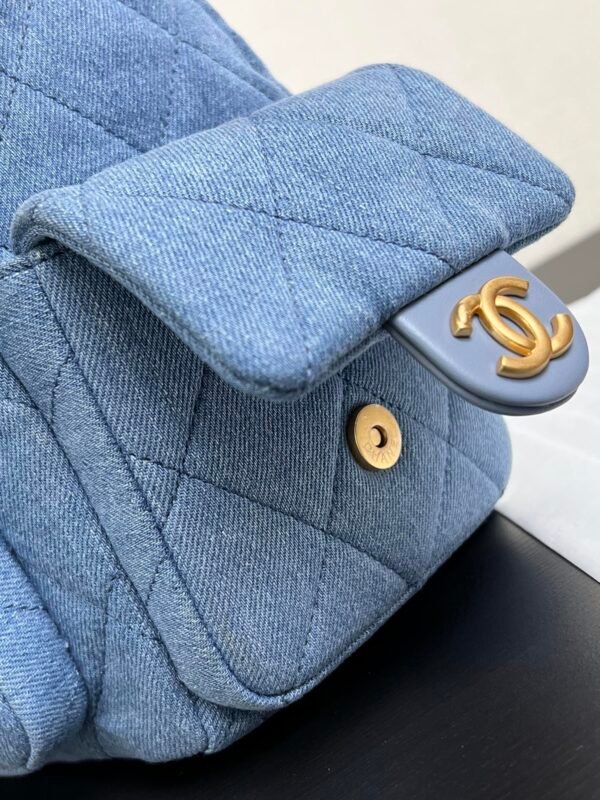 CHANEL HOBO LARGE DENIM BAG
