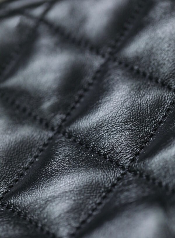 Chanel 22K HOBO Underarm Bag Black Lambskin Large