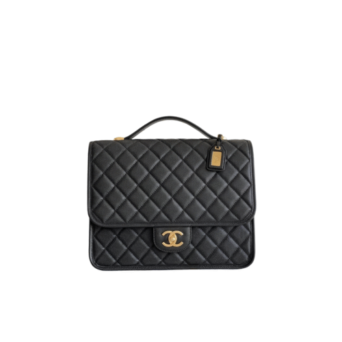 Chanel 22K Large Backpack Calfskin & Gold-Tone Metal Black (1) Chanel 22K Large Backpack Calfskin Gold-Tone Metal Black