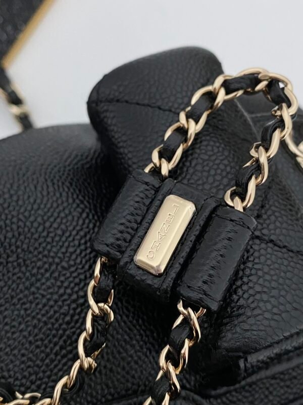 Chanel 23p duma backpack black 17 (2) Chanel duma backpack Lychee leather