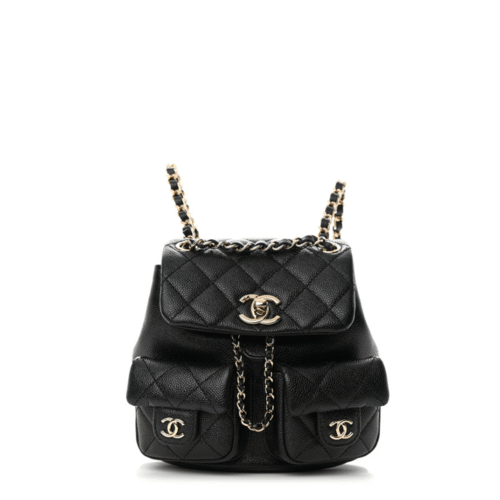 Chanel 23p duma backpack black 17 Chanel duma backpack Lychee leather
