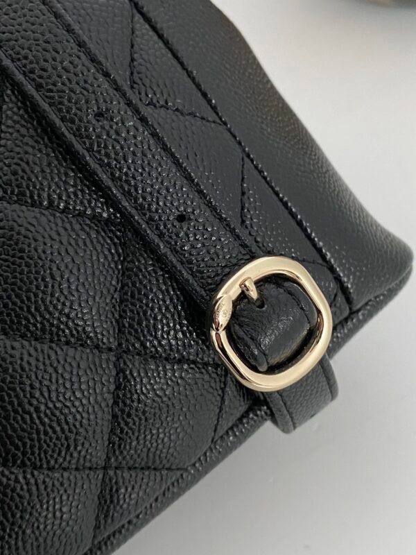 Chanel 23p duma backpack black 17 (8) Chanel duma backpack Lychee leather