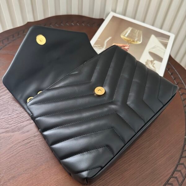 SAINT LAURENT Loulou Shoulder Bag Crossbody black (5) SAINT LAURENT Loulou Shoulder Bag Crossbody