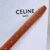 CELINE MEDIUM 25MM REVERSIBLE CELINE ALIX BELT IN TAURILLON AND NATURAL CALFSKIN