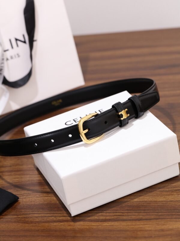 MEDIUM 25MM VIVIENNE BELT IN TAURILLON LEATHER