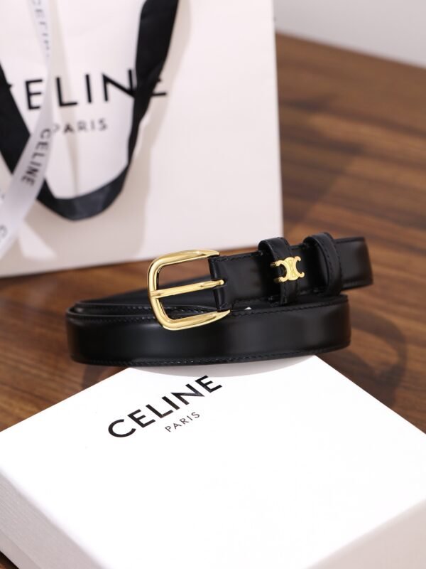 MEDIUM 25MM VIVIENNE BELT IN TAURILLON LEATHER