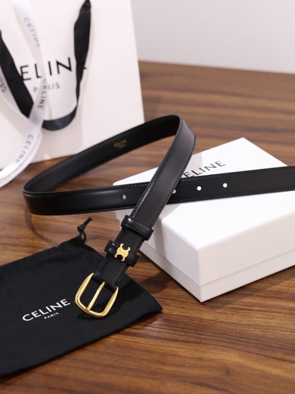 MEDIUM 25MM VIVIENNE BELT IN TAURILLON LEATHER