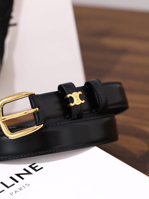 MEDIUM 25MM VIVIENNE BELT IN TAURILLON LEATHER