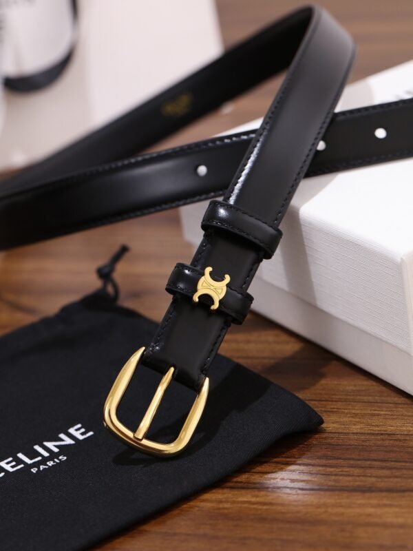 MEDIUM 25MM VIVIENNE BELT IN TAURILLON LEATHER