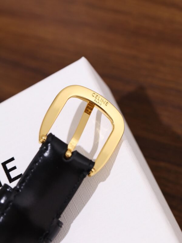 MEDIUM 25MM VIVIENNE BELT IN TAURILLON LEATHER