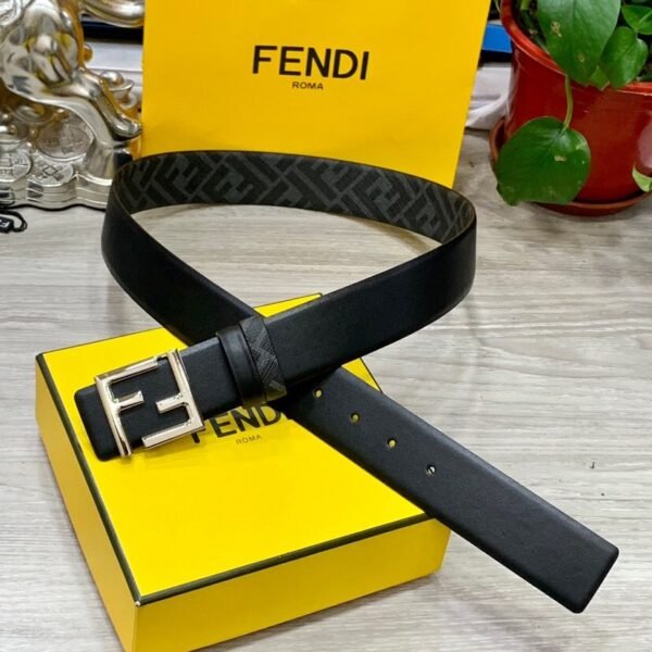 7C0541AQWHF1TQF (3) FENDI Squared FF belt