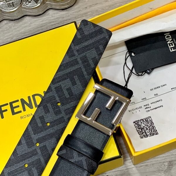 7C0541AQWHF1TQF (7) FENDI Squared FF belt