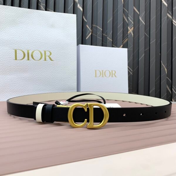 B0335CWGA_M911 (2) DIOR Double-sided saddle belt